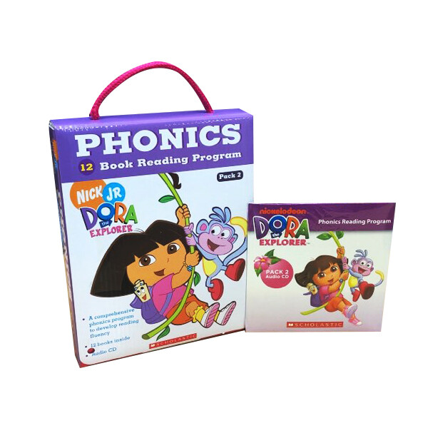 Dora the Explorer : Phonics Reading Program Pack 2 (Paperback 12권 + CD 1장)