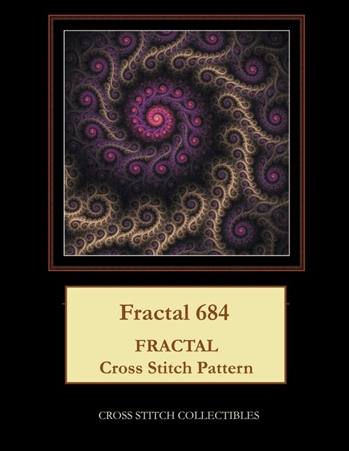 Fractal 684: Fractal Cross Stitch Pattern (Paperback)