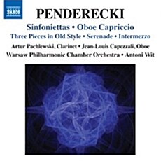 [중고] 펜데레츠키 : 신포니에타 1,2번 & 오보에와 관현악을 위한 카프리스