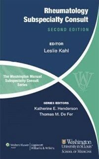 The Washington manual rheumatology subspecialty consult 2nd ed.