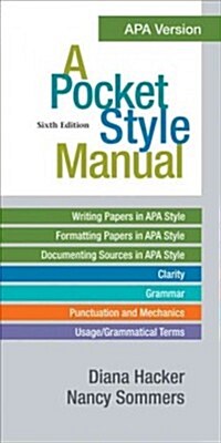 A Pocket Style Manual, APA Version (Spiral, 6)