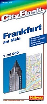 Hallwag Frankfurt Am Main / Frankfurt on the Main Road Map (Map)
