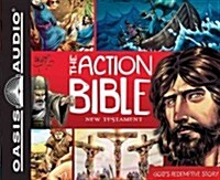 The Action Bible New Testament (Library Edition): Gods Redemptive Story (Audio CD, Library)
