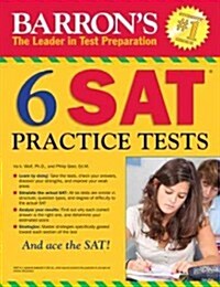 [중고] Barron‘s 6 SAT Practice Tests (Paperback)