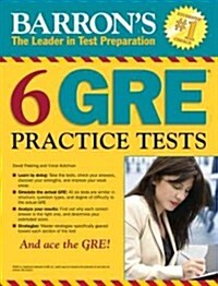 [중고] Barrons 6 GRE Practice Tests (Paperback)