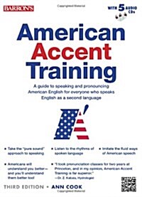 [중고] American Accent Training with 5 Audio CDs (Paperback, 3, Revised)