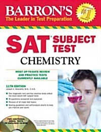 [중고] Barrons Sat Subject Test Chemistry (Paperback, CD-ROM, 11th)