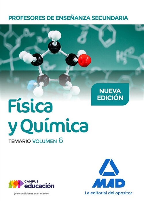 PROFESORES DE ENSEA±ANZA SECUNDARIA FA­SICA Y QUA­MICA TEMARIO VOLUMEN 6 (Paperback)