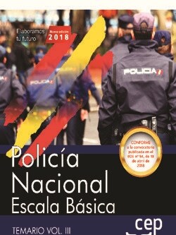 POLICA­A NACIONAL ESCALA BA SICA. TEMARIO VOL. III. (Paperback)