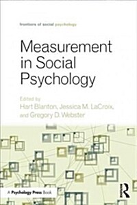 Measurement in Social Psychology (Paperback)