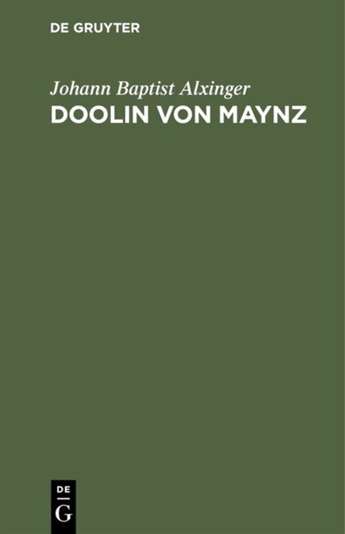 Doolin Von Maynz (Hardcover)