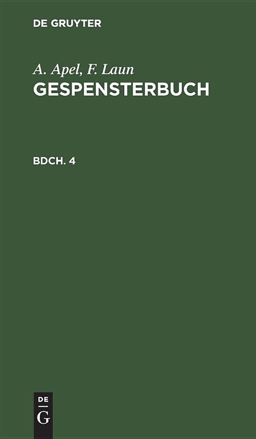 Gespensterbuch (Hardcover)