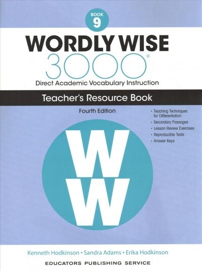 Wordly Wise, Grade 9 (Paperback, 4th, Teachers Guide)
