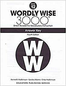 Wordly Wise 3000: Answer Key 12 (Paperback, 4th Edition)