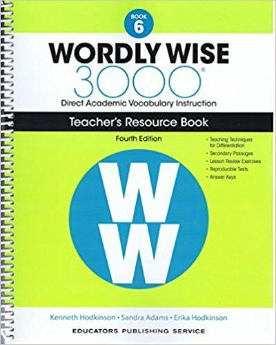 Wordly Wise, Grade 6 (Paperback, 4th, Teachers Guide)