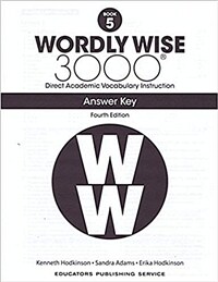 Wordly Wise 3000: Answer Key 5 (Paperback, 4th Edition)