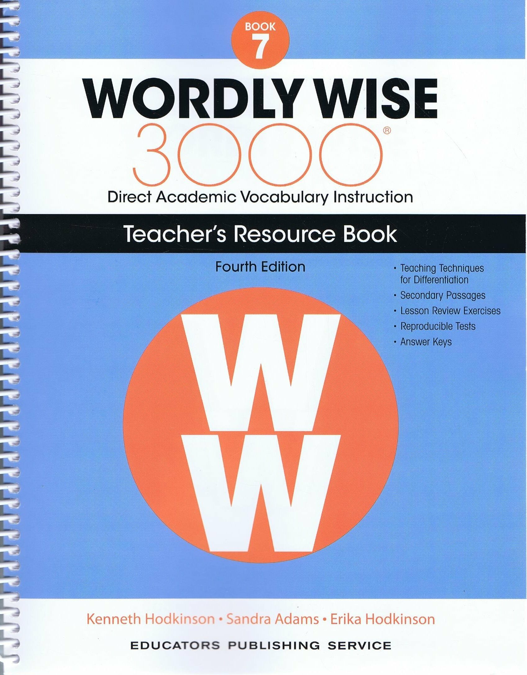 Wordly Wise, Grade 7 (Paperback, 4th, Teachers Guide)