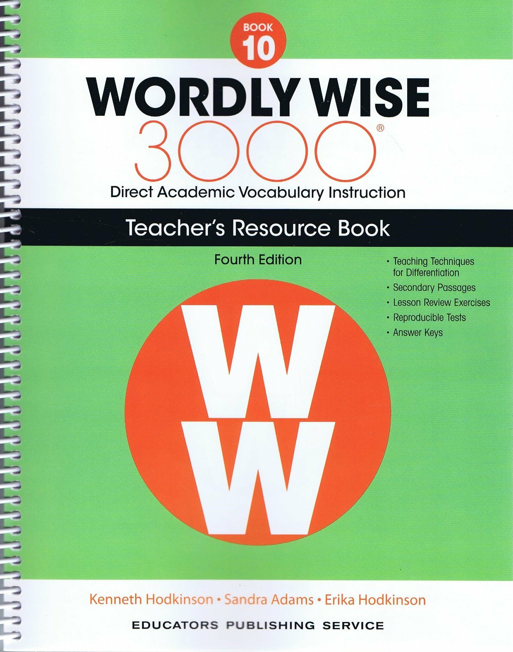 Wordly Wise, Grade 10 (Paperback, 4th, Teachers Guide)