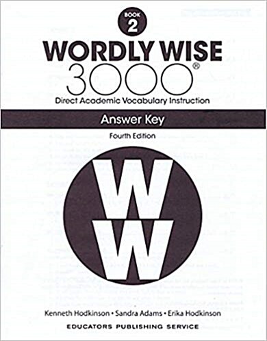 Wordly Wise 3000 : Answer Key 2 (Paperback, 4th Edition)