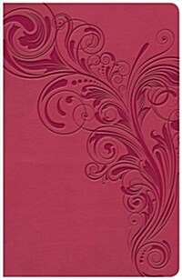 KJV Large Print Personal Size Reference Bible, Pink Leathertouch Indexed (Imitation Leather)