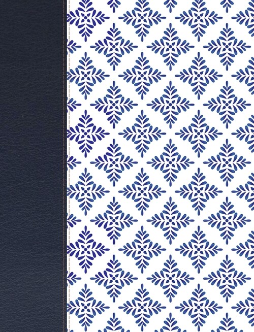 NVI Biblia de Apuntes Blanco Y Azul S?il Piel (Imitation Leather)