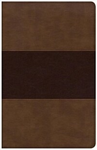 KJV Large Print Personal Size Reference Bible, Saddle Brown Leathertouch (Imitation Leather)