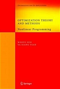 Optimization Theory and Methods: Nonlinear Programming (Hardcover, 2006)
