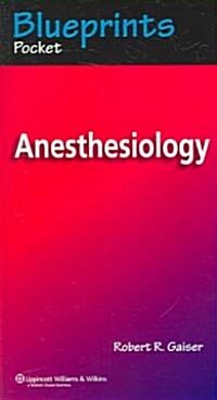 Blueprints Pocket Anesthesiology (Paperback)