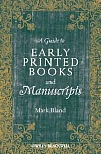 Guide Early Printed Books Manuscripts (Hardcover)