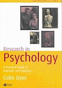 [중고] Research in Psychology - A Practical Guide to Methods and Statistics (Paperback)