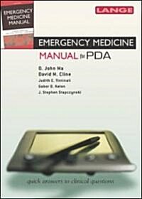 Emergency Medicine Manual for Pda (CD-ROM, 6th)