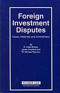 Foreign Investment Disputes (Hardcover)