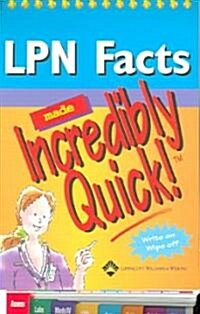 LPN Facts Made Incredibly Quick! (Paperback, Spiral)