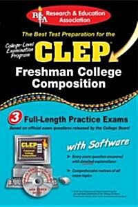 CLEP Freshman College Composition: The Best Test Prep for the CLEP [With CDROM] (Paperback)