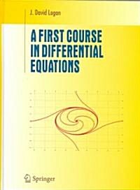 First Course in Differential Equations (Hardcover)
