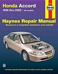 Honda Accord (1998-2002) Haynes Repair Manual (USA) (Paperback)