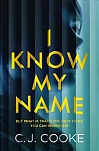 I Know My Name : A Stunning Psychological Thriller (Paperback)