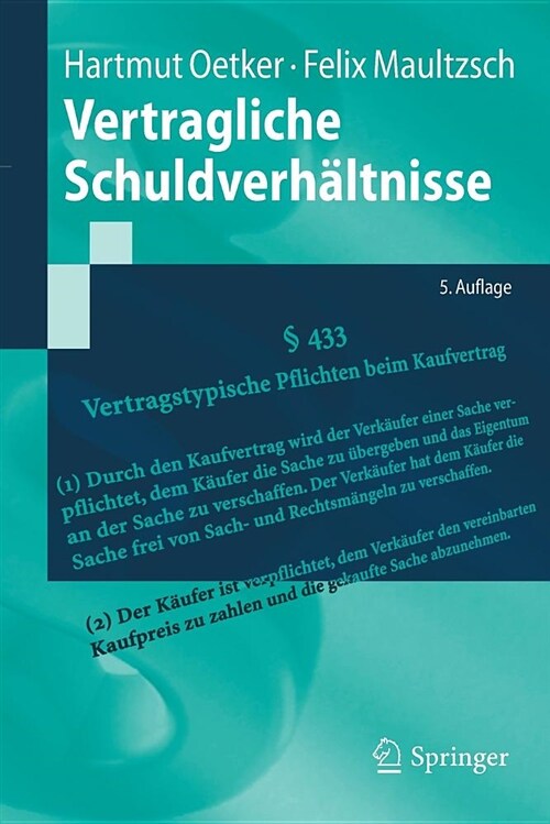 Vertragliche Schuldverh?tnisse (Paperback, 5, 5. Aufl. 2018)