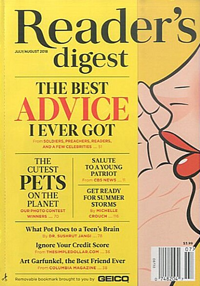 Readers Digest (월간 미국판): 2018년 07/08월호