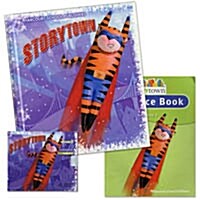[중고] Story Town Grade 3.2: Breaking new Ground (Student Book + Workbook + CD)