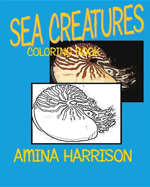 Sea Creatures: Coloring Book (Paperback)