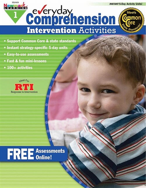 Everyday Comprehension Intervention Activities Grade 1 Book Teacher Resource (Paperback)