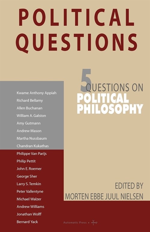 Political Questions: 5 Questions on Political Philosophy (Paperback)