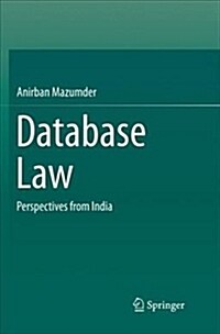 Database Law: Perspectives from India (Paperback)