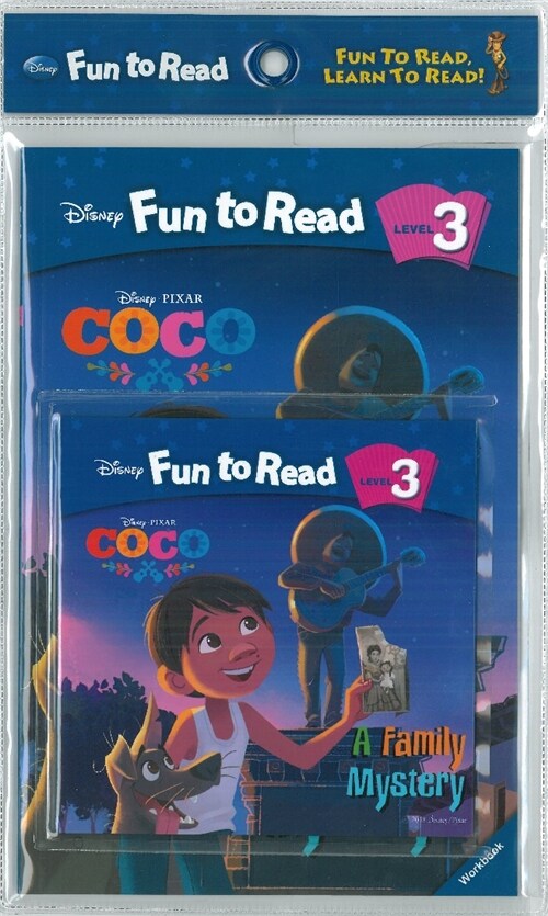 Disney Fun to Read Set 3-23 : A Family Mystery (코코) (Paperback + Workbook + Audio CD)