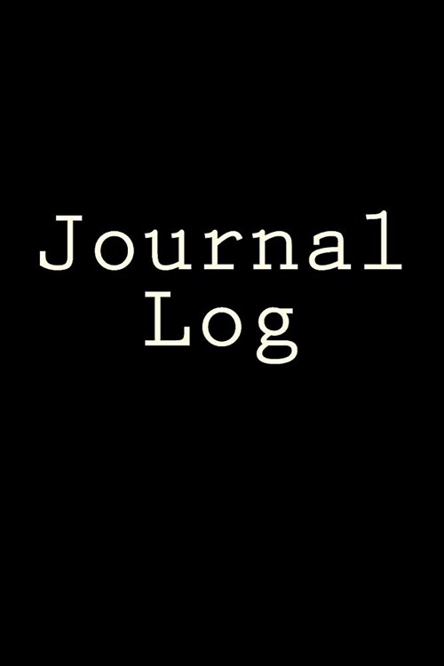 Journal Log: Blank Writing Journal (Paperback)