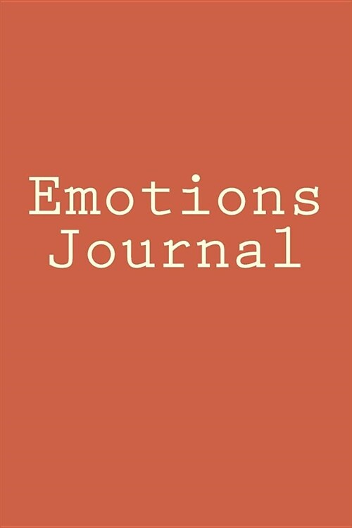 Emotions Journal: Writing Journal (Paperback)