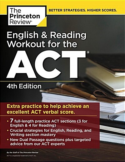 English and Reading Workout for the Act, 4th Edition: Extra Practice for an Excellent Score (Paperback)