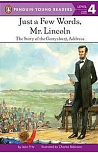 [중고] Just a Few Words, Mr. Lincoln (Paperback) (Paperback)