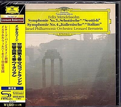[중고] Mendelssohn Symphonies No.3.4 Bernstein [SHM-CD] 